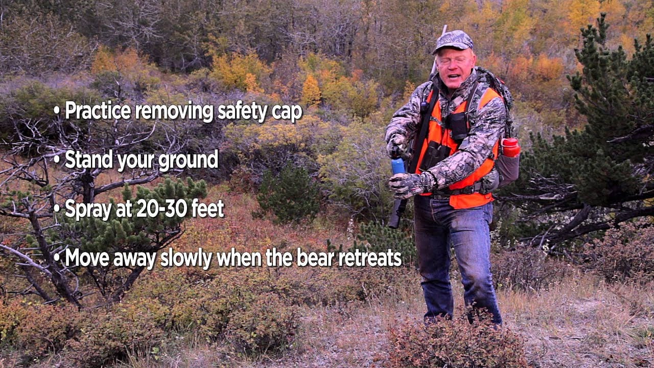 Bear Spray Demonstration for Hunters